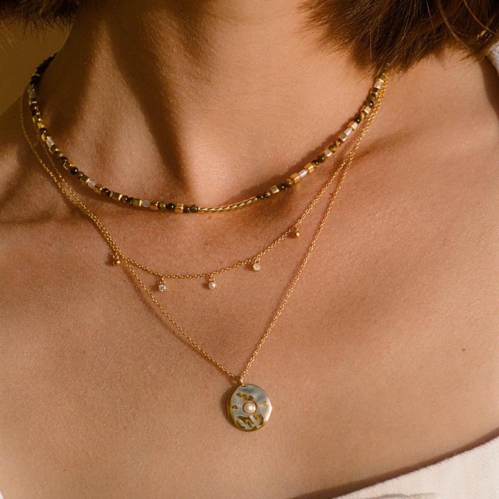 Melody 18K Gold-Plated Pearl Necklace