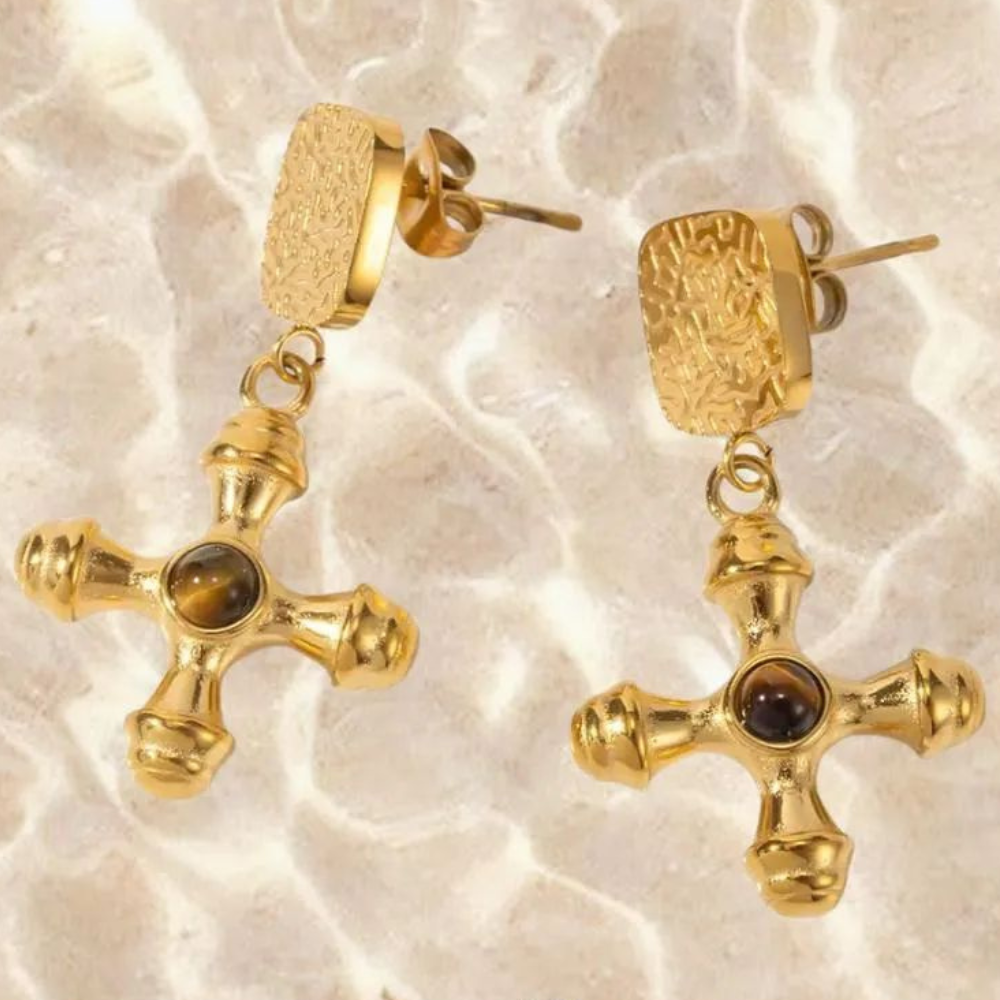 Inara 18K Gold-Plated Earrings