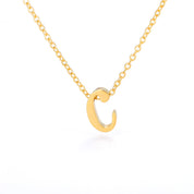 Milly 18K Gold-Plated Letter Necklace