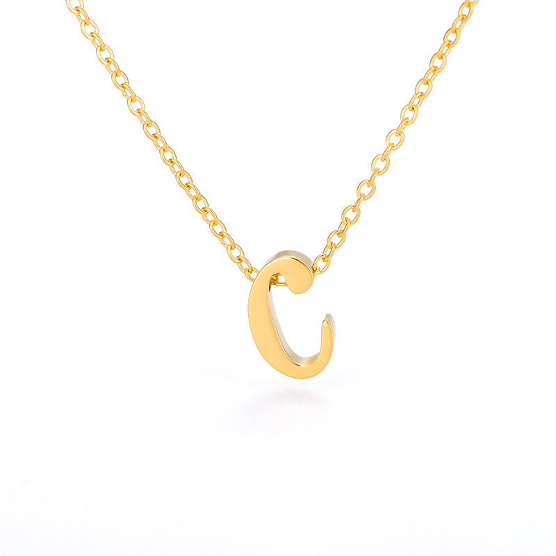 Milly 18K Gold-Plated Letter Necklace