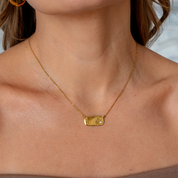 Claudia Vermeil Pearl Necklace