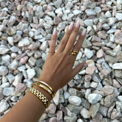 Gigi 18K Gold-Plated Adjustable Ring