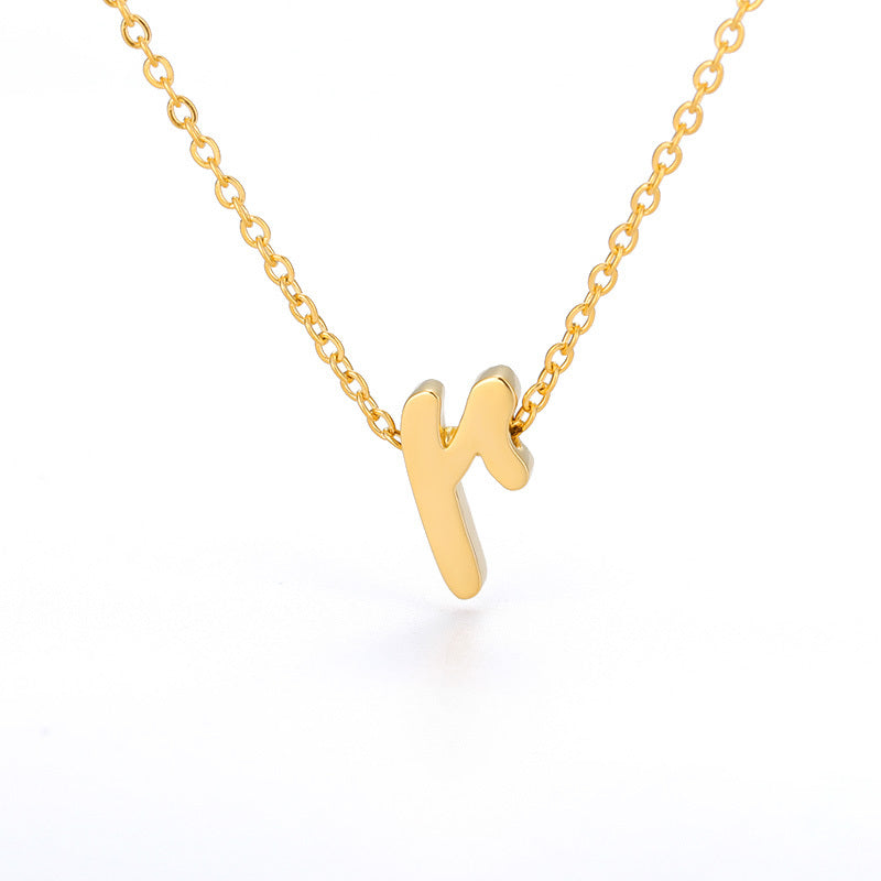 Milly 18K Gold-Plated Letter Necklace