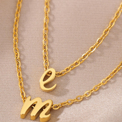 Milly 18K Gold-Plated Letter Necklace