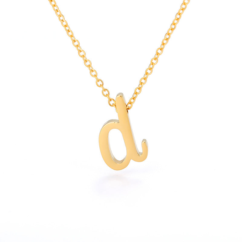 Milly 18K Gold-Plated Letter Necklace