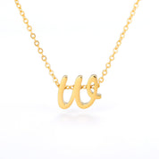 Milly 18K Gold-Plated Letter Necklace