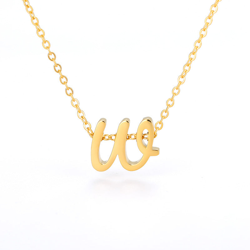 Milly 18K Gold-Plated Letter Necklace