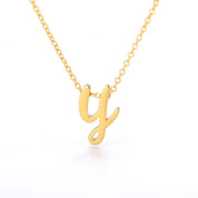 Milly 18K Gold-Plated Letter Necklace