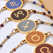 Lucia 14K Gold Zodiac Bracelet