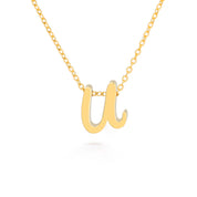 Milly 18K Gold-Plated Letter Necklace