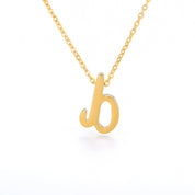 Milly 18K Gold-Plated Letter Necklace