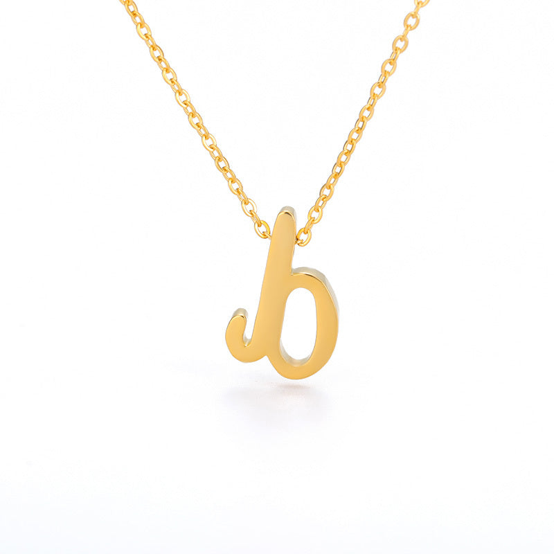 Milly 18K Gold-Plated Letter Necklace