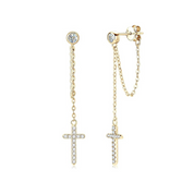 Faith Moissanite Diamond Earrings