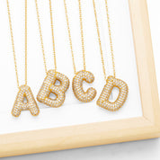 Bubble Letter Necklace