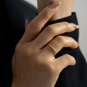 Billie 18K Gold-Plated Ring