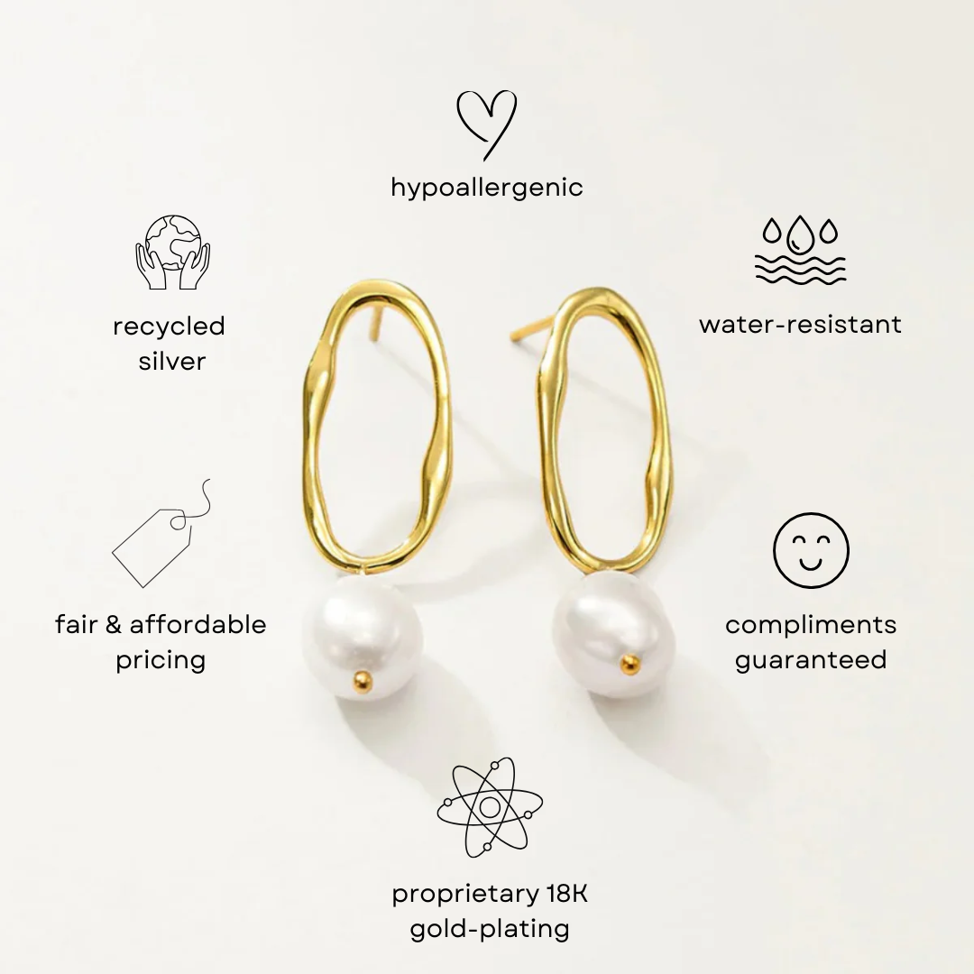 Rosalyn Vermeil Earrings