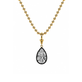 Gianna Georgian Bezel Necklace