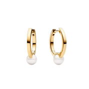 Bethanny Vermeil Pearl Earrings