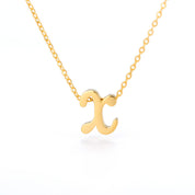 Milly 18K Gold-Plated Letter Necklace