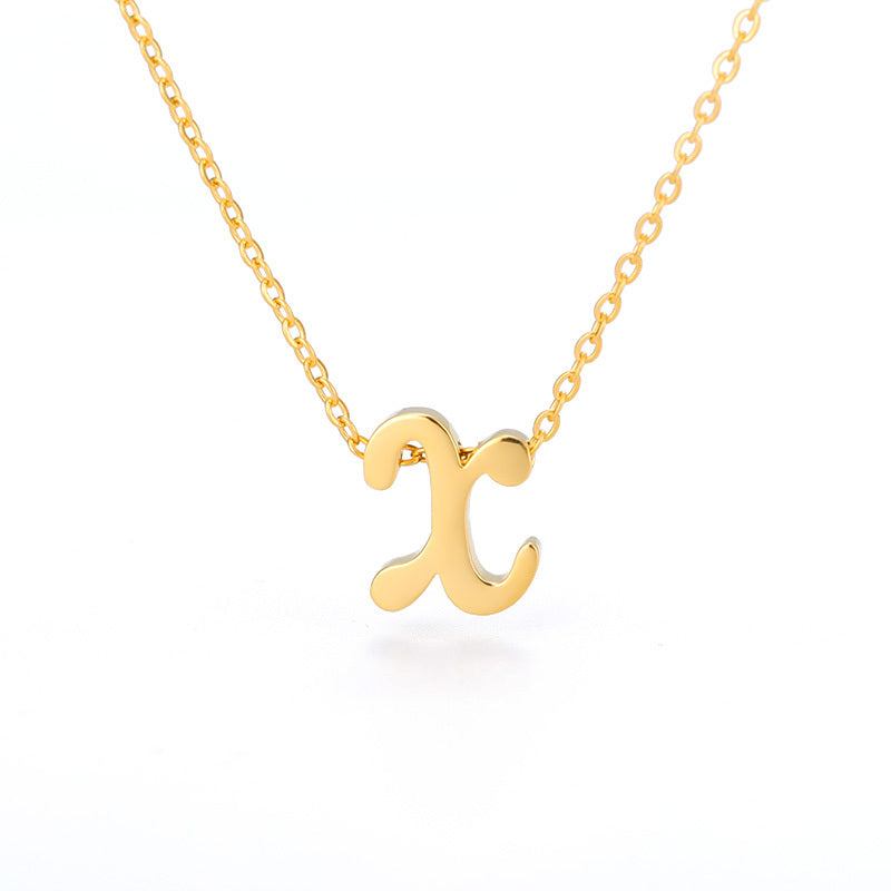 Milly 18K Gold-Plated Letter Necklace