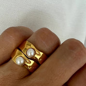 Gloria 18K Gold-Plated Ring