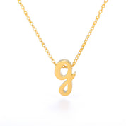 Milly 18K Gold-Plated Letter Necklace