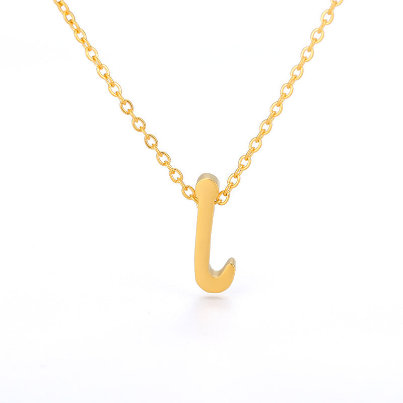 Milly 18K Gold-Plated Letter Necklace