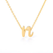 Milly 18K Gold-Plated Letter Necklace