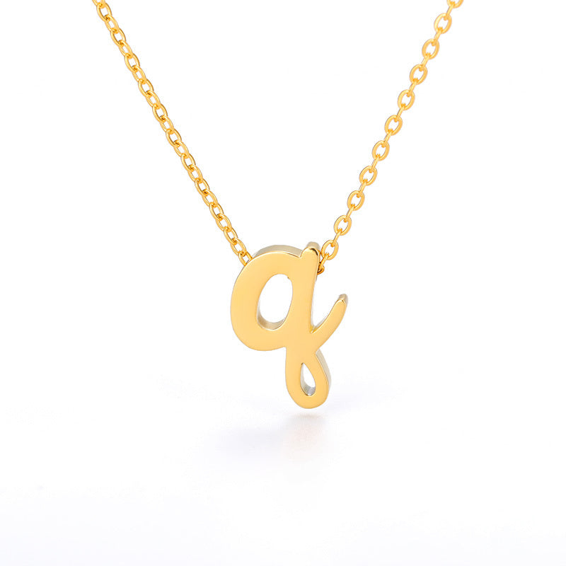 Milly 18K Gold-Plated Letter Necklace