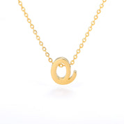 Milly 18K Gold-Plated Letter Necklace