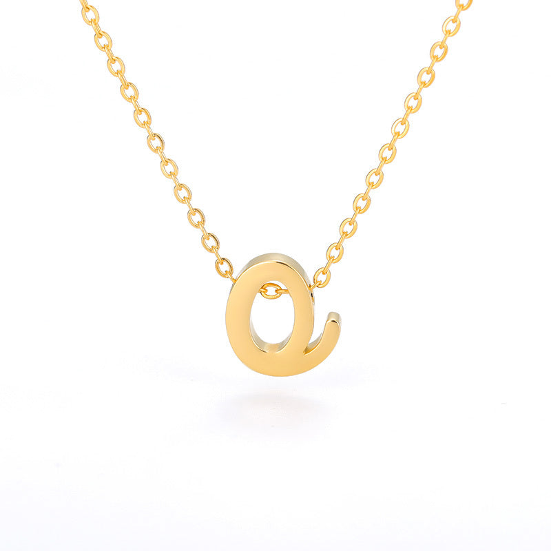 Milly 18K Gold-Plated Letter Necklace