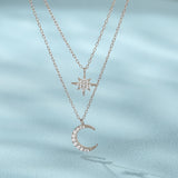 Crescent Vermeil Necklace