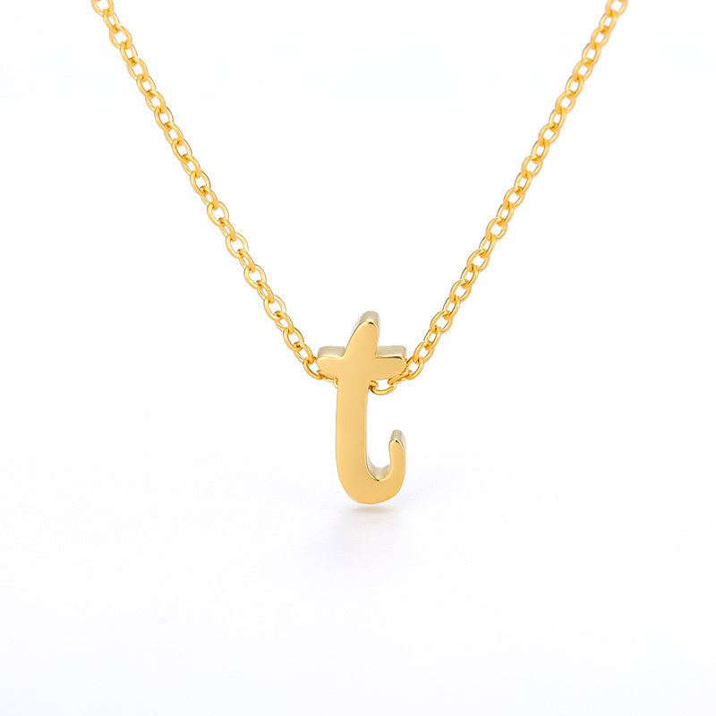 Milly 18K Gold-Plated Letter Necklace