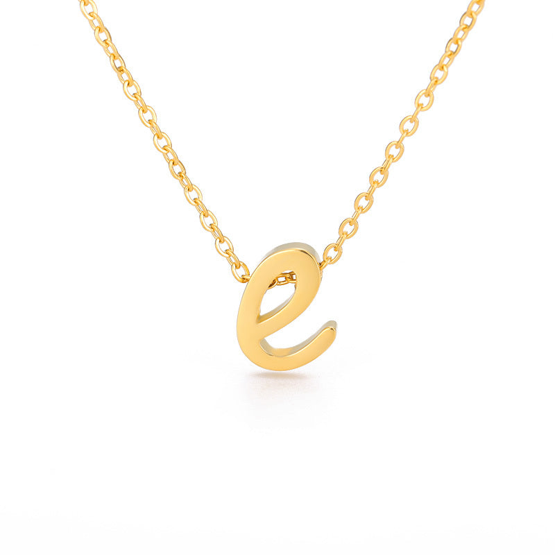 Milly 18K Gold-Plated Letter Necklace