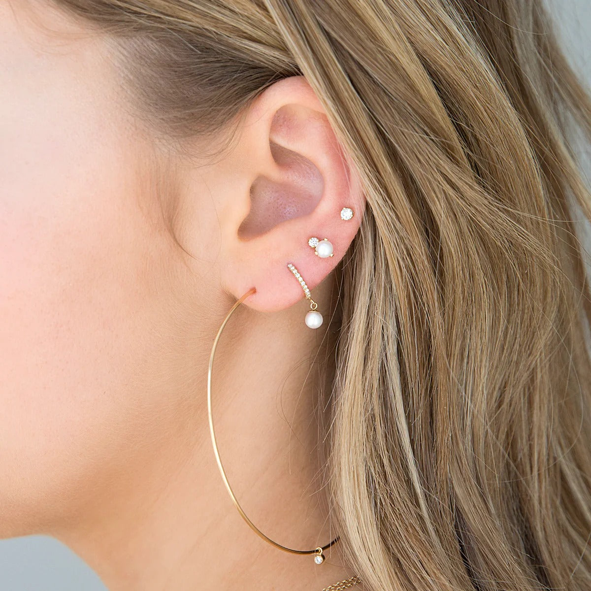18K Gold Vermeil Tiffany Earrings