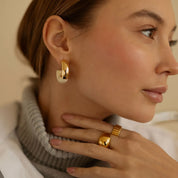 Allegra 18K Gold-Plated Earrings