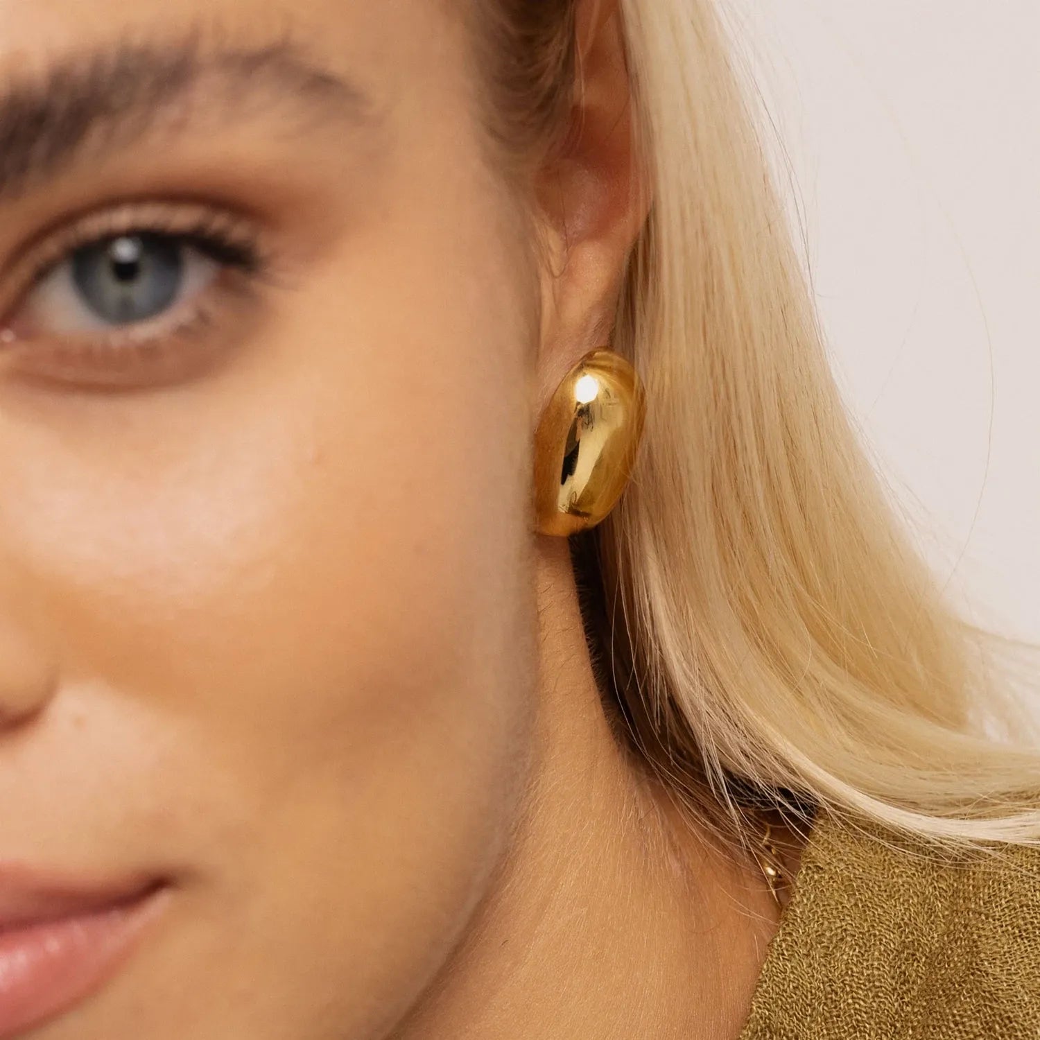 Rose 18K Gold-Plated Earrings