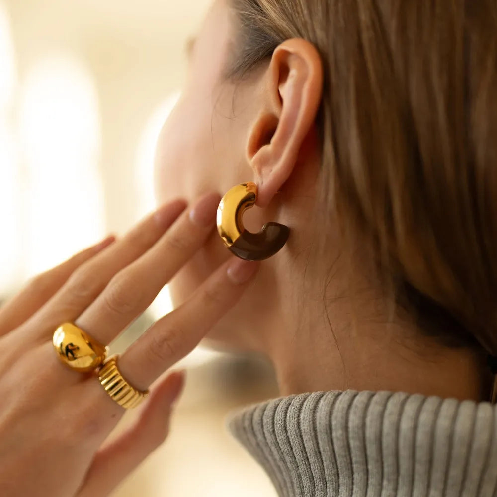 Allegra 18K Gold-Plated Earrings