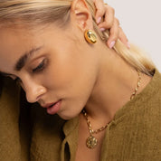 Rose 18K Gold-Plated Earrings