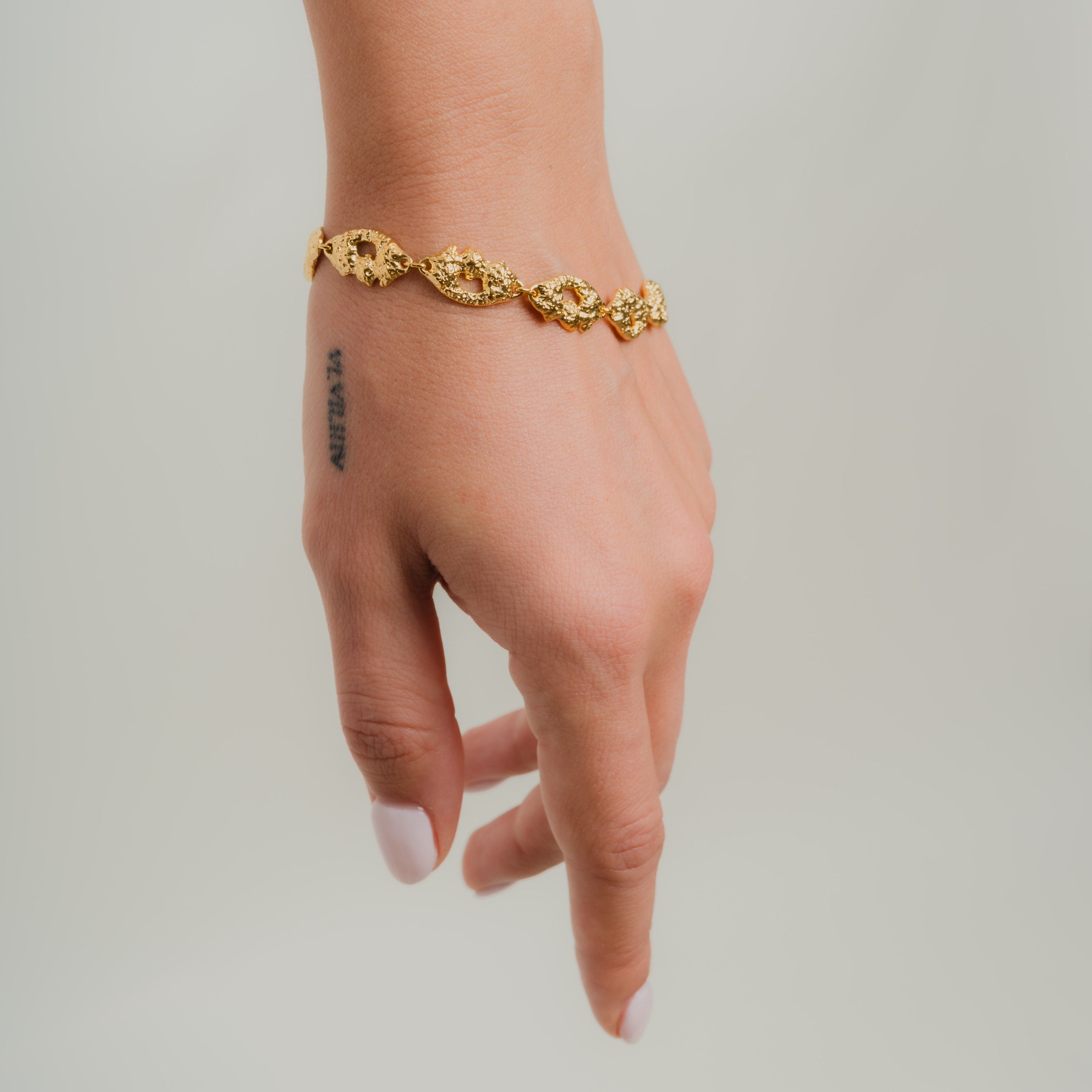 Camilla 18K Gold-Plated Textured Bracelet
