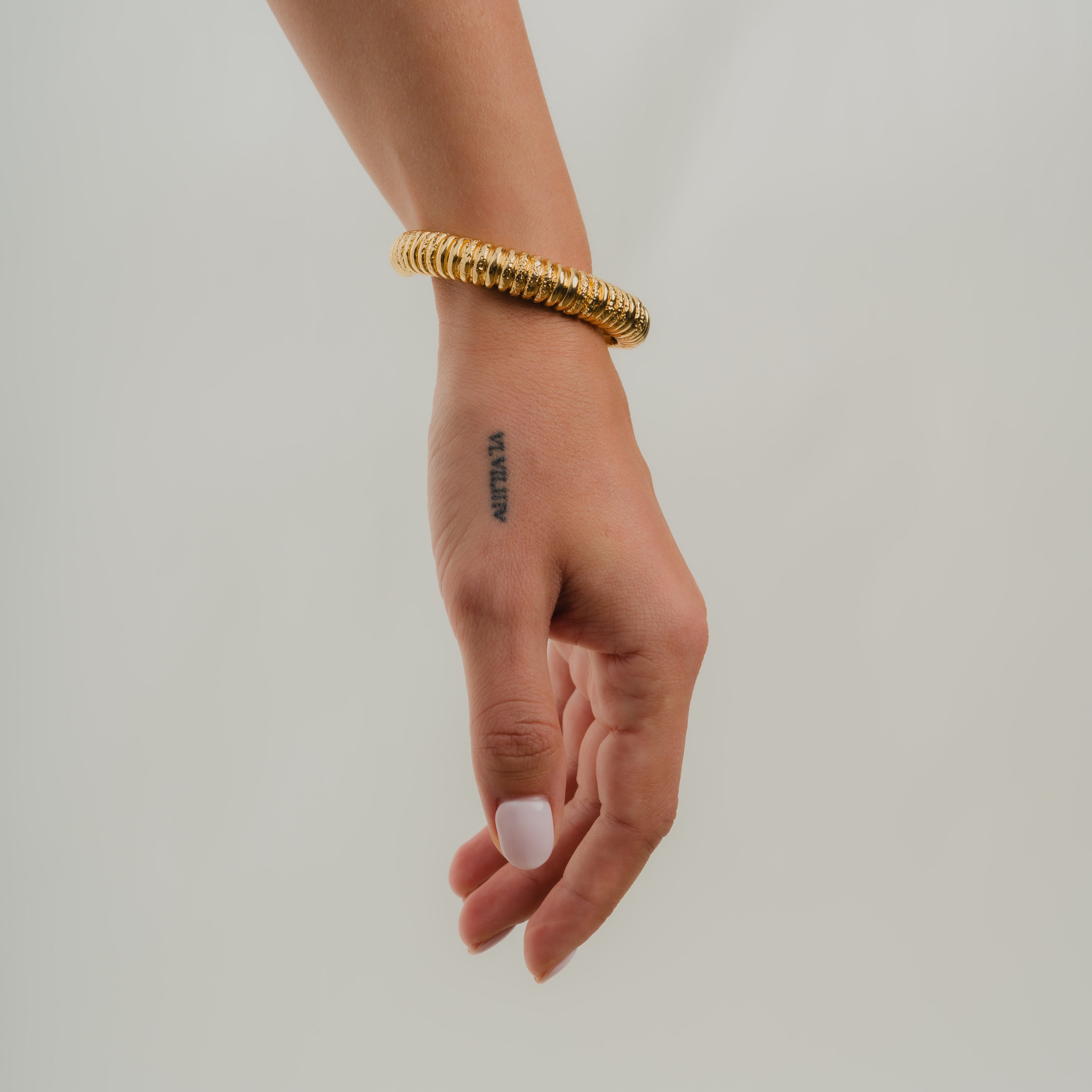 Joy 18K Gold-Plated Bangle